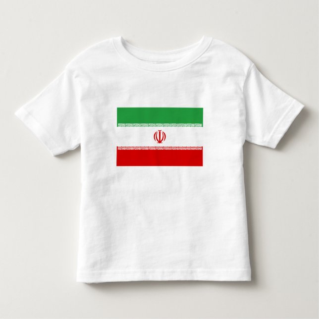T-shirt Pour Les Tous Petits Drapeau Iran (Devant)