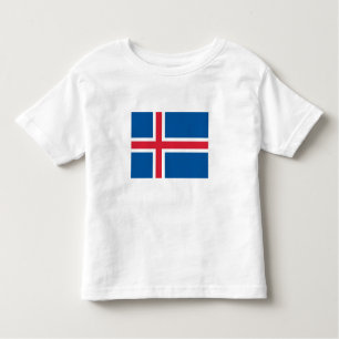 T-shirt Pour Les Tous Petits Drapeau Islande