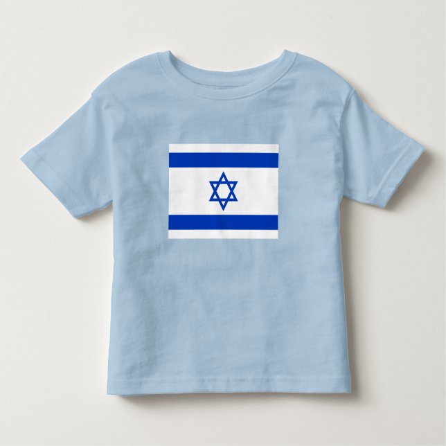 T-shirt Pour Les Tous Petits Drapeau Israël (Devant)