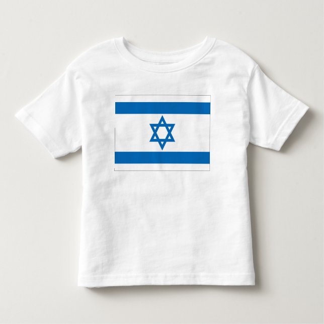 T-shirt Pour Les Tous Petits Drapeau Israël (Devant)
