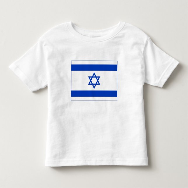 T-shirt Pour Les Tous Petits Drapeau Israël (Devant)