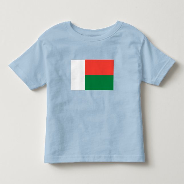 T-shirt Pour Les Tous Petits Drapeau Madagascar (Devant)