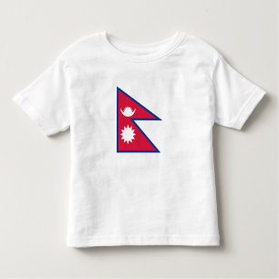 T-shirt Pour Les Tous Petits Drapeau népalais