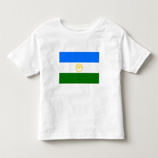 T-shirt Pour Les Tous Petits Drapeau patriotique Bachkortostan (Devant)