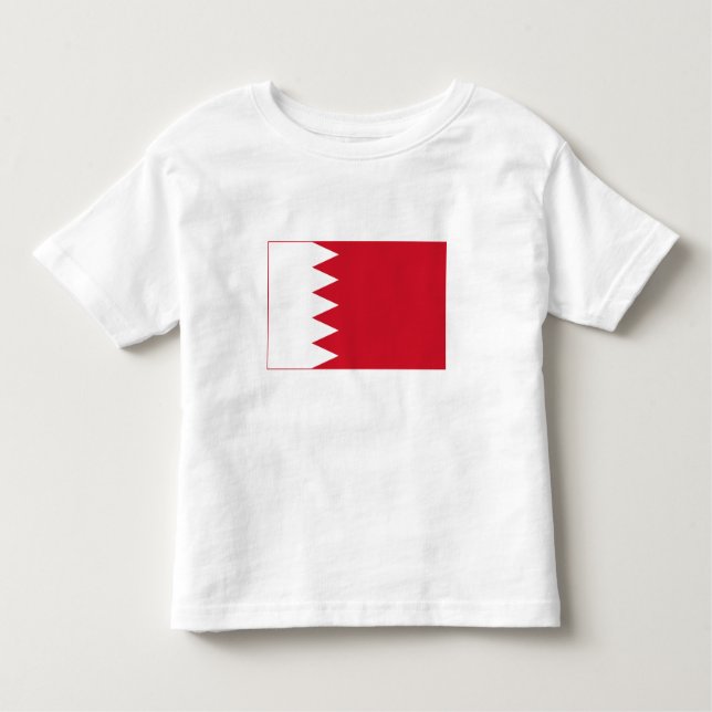 T-shirt Pour Les Tous Petits Drapeau patriotique de Bahreïn (Devant)
