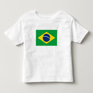 T-shirt Pour Les Tous Petits Drapeau patriotique du Brésil