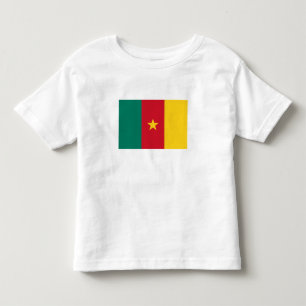 T-shirt Pour Les Tous Petits Drapeau patriotique du Cameroun