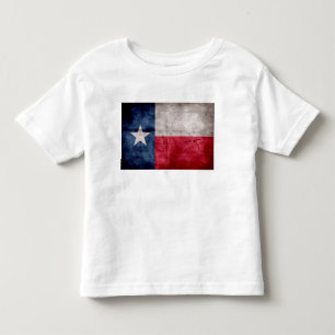 T-shirt Pour Les Tous Petits Drapeau vintage patiné d'état du Texas