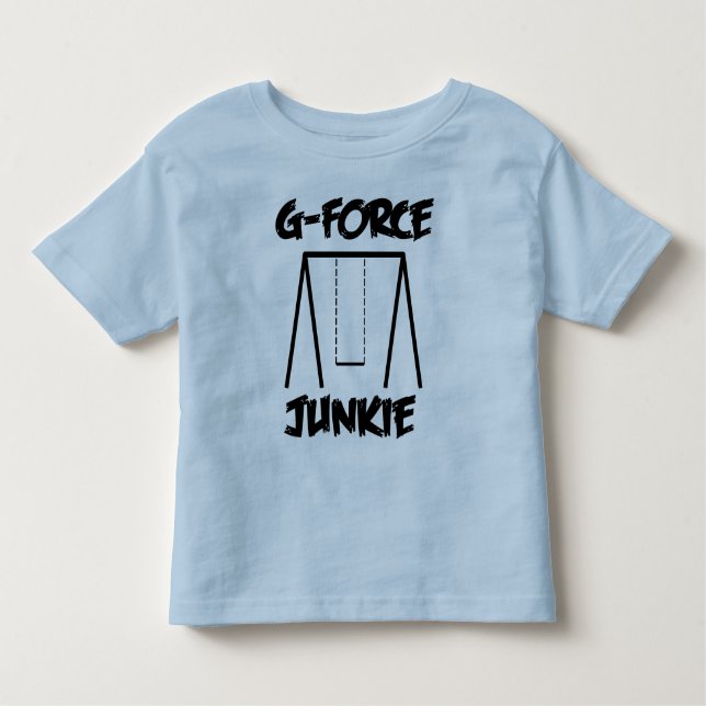 T-shirt Pour Les Tous Petits Drogué d'accélération (Devant)