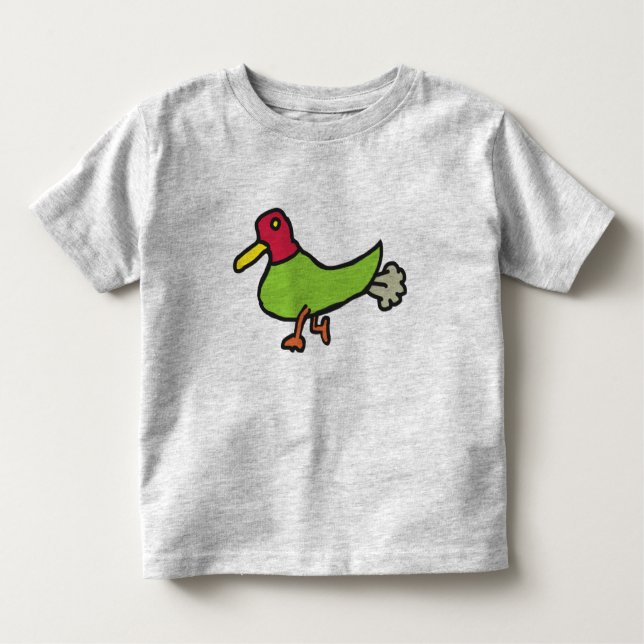 T-shirt Pour Les Tous Petits Drôle canard à farce (Devant)