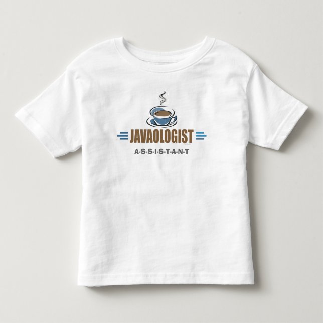 T-shirt Pour Les Tous Petits Drôle de Café (Devant)