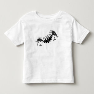 T-shirt Pour Les Tous Petits Drôle étrange dessin de reptile monstre