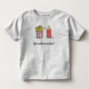 T-shirt Pour Les Tous Petits Drôle Romantique Tu Me Rends Parfait   Chemise