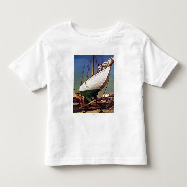 T-shirt Pour Les Tous Petits Dry Dock par John Atherton (Devant)