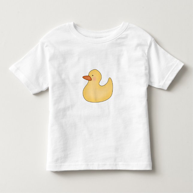 T-shirt Pour Les Tous Petits Duckie jaune (Devant)