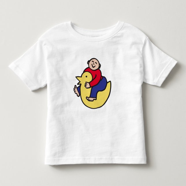 T-shirt Pour Les Tous Petits Ducky Rider (Devant)