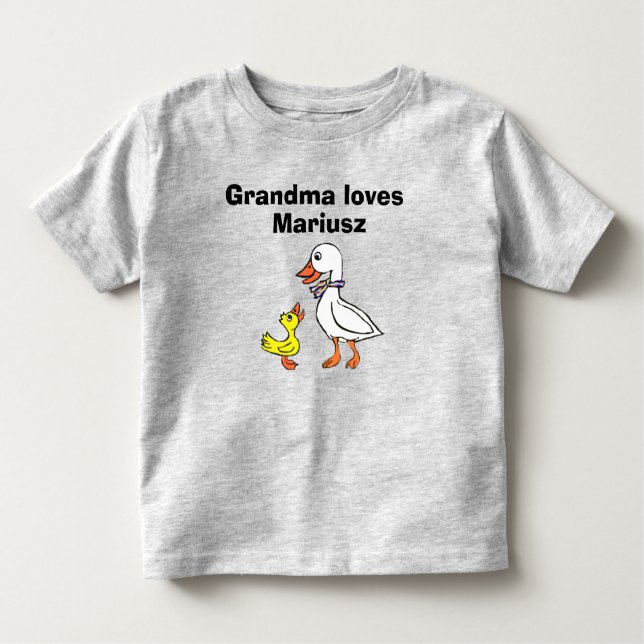 T-shirt Pour Les Tous Petits Ducky s'énerve avec le Bodysuit Goose Baby (Devant)