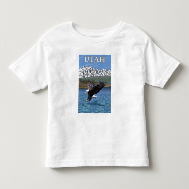 T-shirt Pour Les Tous Petits Eagle DivingUtah (Devant)