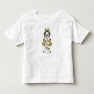 T-shirt Pour Les Tous Petits Échecs Queen Crown Chess