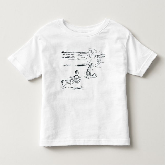 T-shirt Pour Les Tous Petits Échoué (Devant)