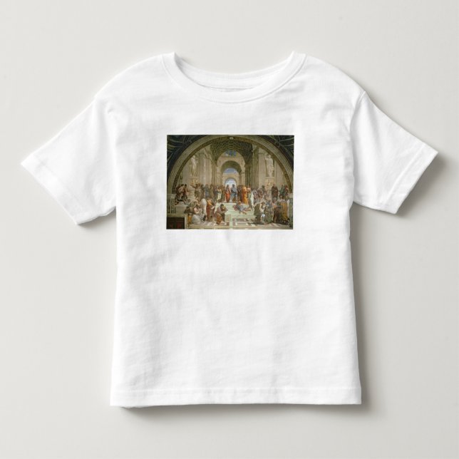 T-shirt Pour Les Tous Petits École d'Athènes, du della de strophe (Devant)