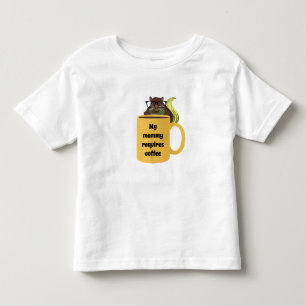 T-shirt Pour Les Tous Petits Écureuil Vilain #551 Tout-Petit