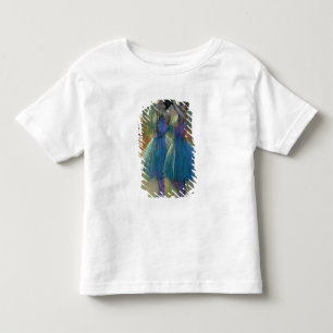 T-shirt Pour Les Tous Petits Edgar Degas   deux danseurs bleus