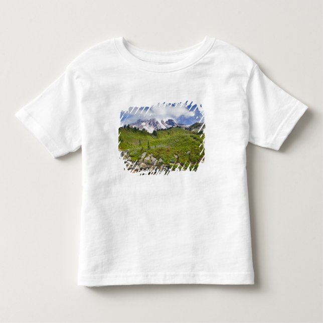 T-shirt Pour Les Tous Petits Edith Creek et prairies fleurs sauvages à Paradise (Devant)