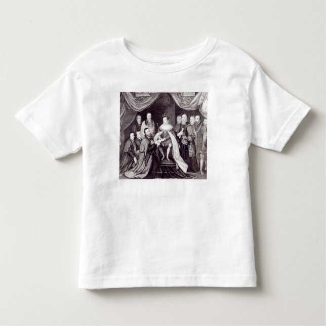 T-shirt Pour Les Tous Petits Edouard VI accordant la charte (Devant)