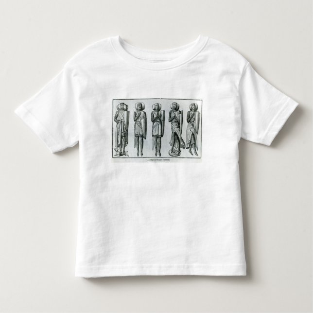 T-shirt Pour Les Tous Petits Effigies de chevalier Templars (Devant)