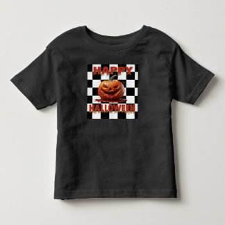 T-shirt Pour Les Tous Petits Éffrayant Citrouille sanglant
