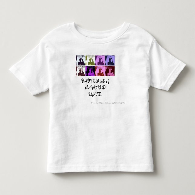 T-SHIRT POUR LES TOUS PETITS ÉGALITÉ TODDLER (Devant)