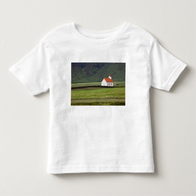 T-shirt Pour Les Tous Petits Église luthérienne, Islande (Devant)