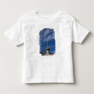 T-shirt Pour Les Tous Petits Église orthodoxe russe traditionnelle en bois