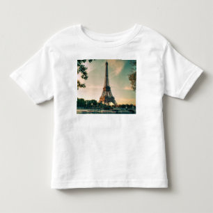 T-shirt Pour Les Tous Petits Eiffel tour lancer oreiller
