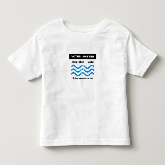 T-shirt Pour Les Tous Petits Élections (Devant)
