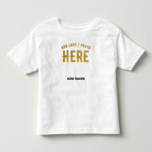 T-SHIRT POUR LES TOUS PETITS ÉLÉGANT BLANC PERSONNALISABLE VERIFIÉ MARQUE MODER