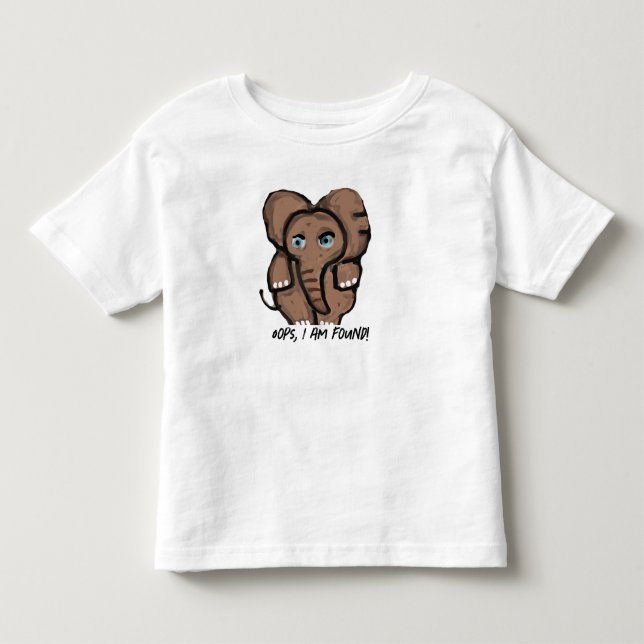 T-shirt Pour Les Tous Petits Eléphant (Devant)