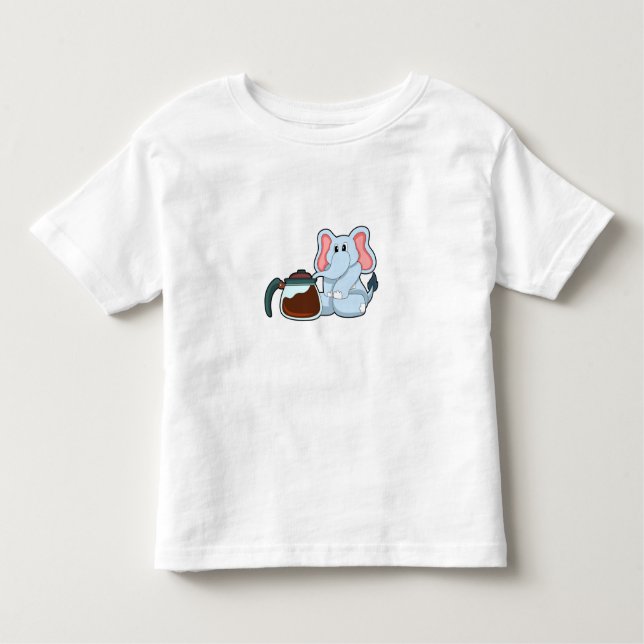 T-shirt Pour Les Tous Petits Elephant (Devant)