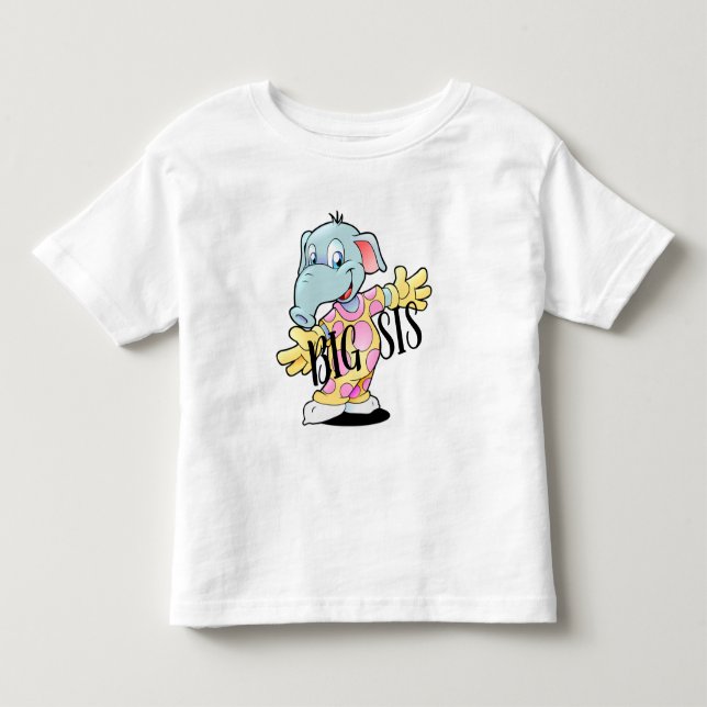 T-shirt Pour Les Tous Petits Eléphant (Devant)