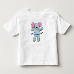 T-shirt Pour Les Tous Petits Eléphant à Fitness avec pneus Fitness
