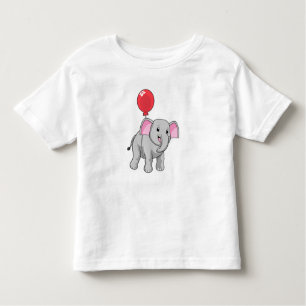 T-shirt Pour Les Tous Petits Eléphant avec ballon