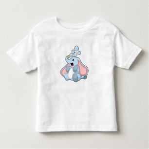 T-shirt Pour Les Tous Petits Eléphant avec bulles d'eau
