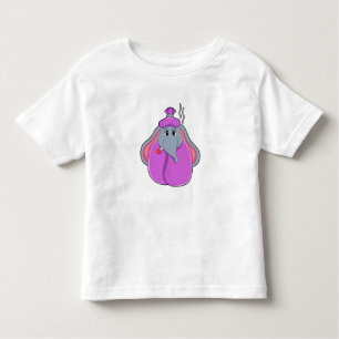 T-shirt Pour Les Tous Petits Eléphant avec thermomètre à fièvre