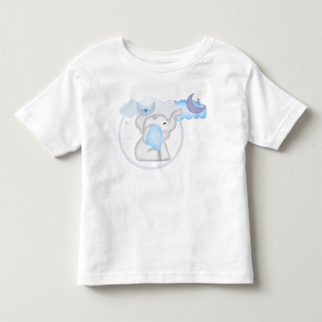 T-shirt Pour Les Tous Petits Eléphant bébé (Devant)