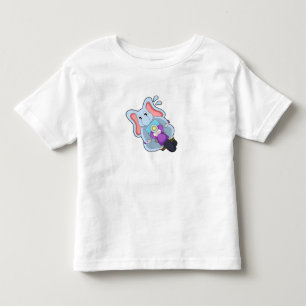 T-shirt Pour Les Tous Petits Elephant comme vélo avec moto.PNG