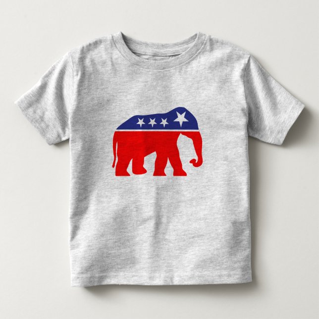 T-shirt Pour Les Tous Petits Eléphant GOP modernisé (Devant)