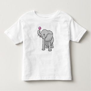 T-shirt Pour Les Tous Petits Eléphant Lollipop