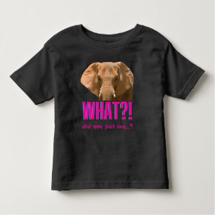 T-shirt Pour Les Tous Petits Elephant Que Viens-Tu De Dire ?