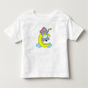 T-shirt Pour Les Tous Petits Eléphant sur les nuages
